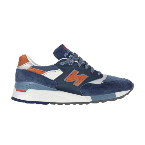 New Balance 998 Distinct Retro Ski Navy Blue Aster Carmel