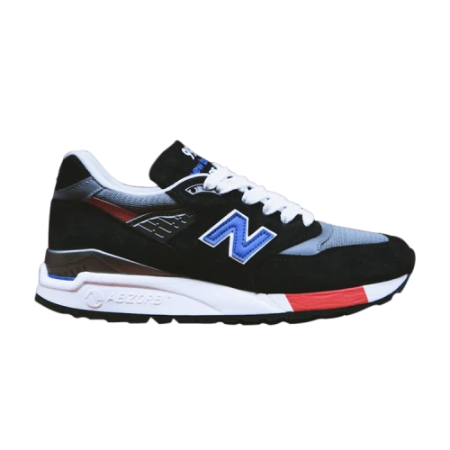 New Balance 998 MiUSA Black Blue Red