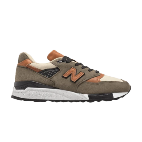 New Balance 998 MiUSA Brown Military Green Black