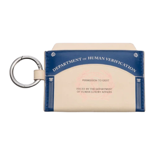 Willy Chavarria Human Verification Wallet 'Royal Blue/White'