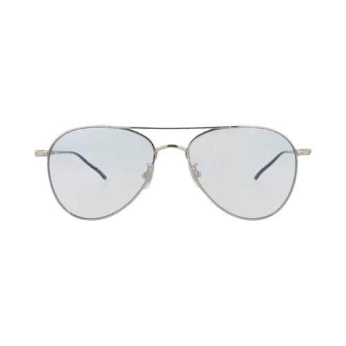 Montblanc Photochromic Aviator-Frame Metal Sunglasses 'Silver Silver Transparent'