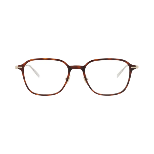 Montblanc Square-Frame Injection Optical Frames 'Havana Gold Transparent'