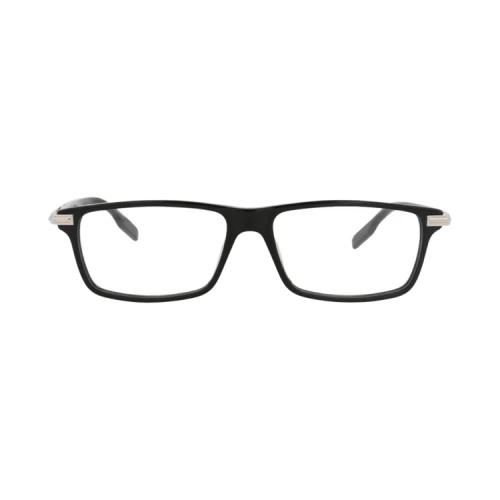 Montblanc Square-Frame Acetate Optical Frames 'Black Black Transparent'