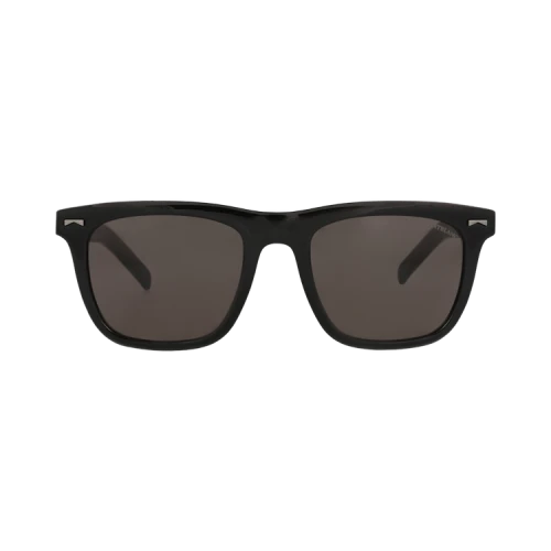 Montblanc Square-Frame Acetate Sunglasses 'Black Black Grey'