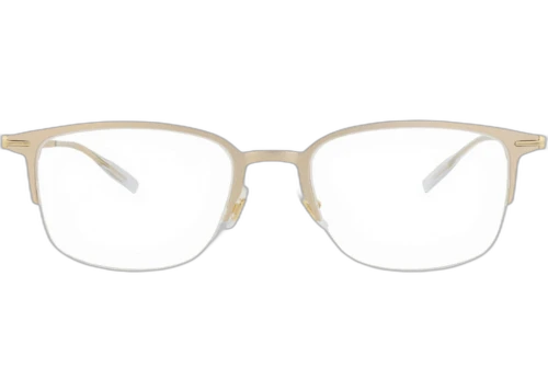 Montblanc Square-Frame Alluminium Optical Frames Gold Gold Transparent (MB0234OK-30013548-001)