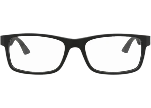 Montblanc Square-Frame Recycled Acetate Optical Frames Black Black Transparent (MB0301O-30014587-005)