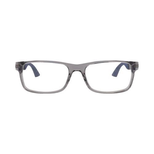 Montblanc Square-Frame Recycled Acetate Optical Frames 'Grey Black Transparent'