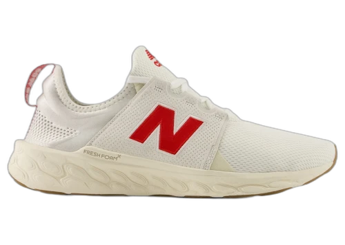 New Balance Fresh Foam CRUZ v3 Sea Salt Team Red Permafrost