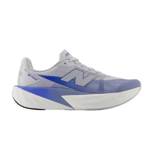 New Balance FuelCell Rebel v5 Pearl Grey Dusk Shower Blue Bird