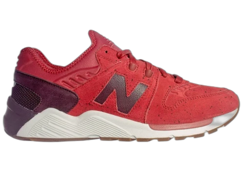 New Balance 009 Speckle Suede Supernova Red