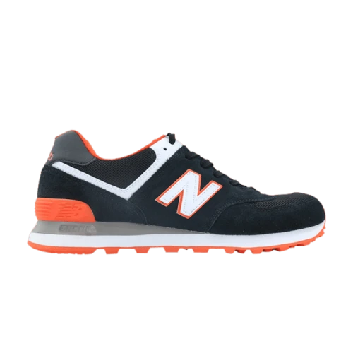 New Balance 574 Core Plus 'Black Orange'