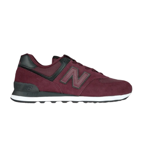 New Balance 574 Burgundy Black