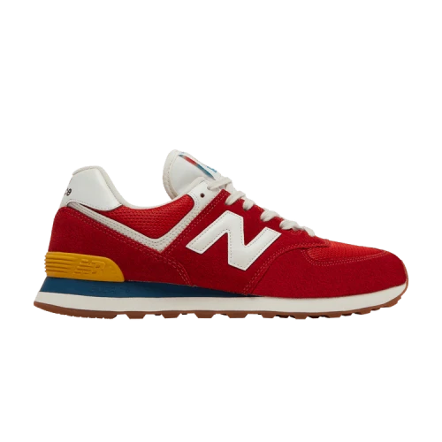 New Balance 574 Rainbow Pack Team Red