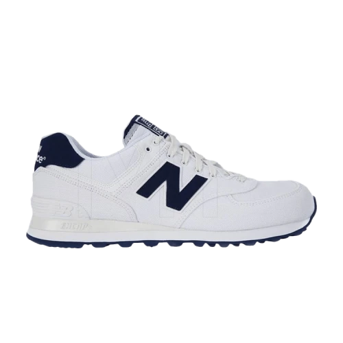 New Balance 574 Pique Polo White