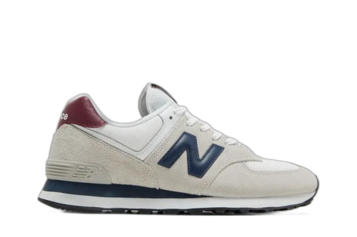New Balance 574 'White Natural Indigo'