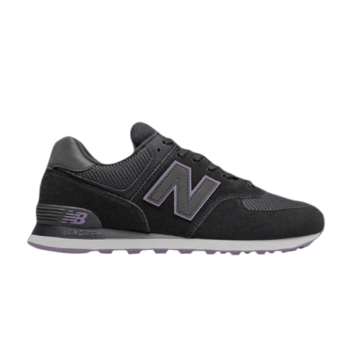 New Balance 574 Black Magnet Purple