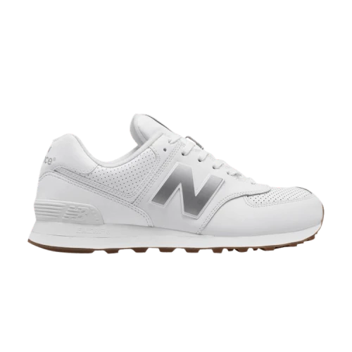 New Balance 574 Leather 'White Gum'