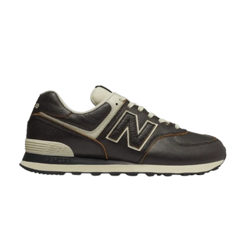 New Balance 574 Black Leather