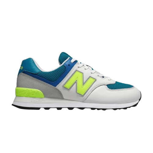 New Balance 574 'Deep Ozone Blue Bleached Lime'