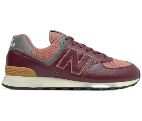 New Balance 574 Burgundy Grey