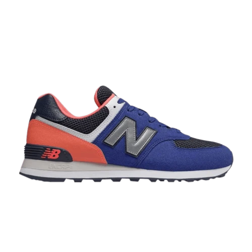New Balance 574 Pebbled Sport Team Royal Team Force