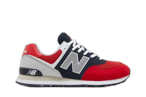 New Balance 574 Pebbled Sport 'Team Red'