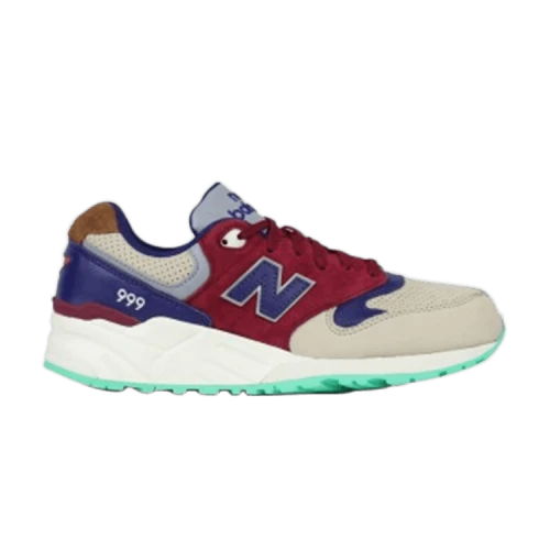 New Balance 999 Villa Natural Deep Burgundy Midnight Navy