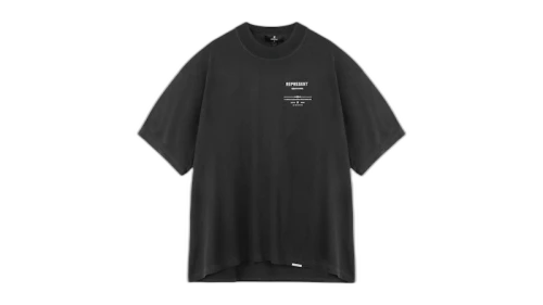 Represent Revere Manor T-shirt Stained Black