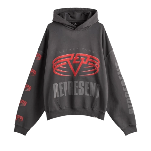 Represent Clo Living Legacy Tour Hoodie 'Sun Fade Grey'
