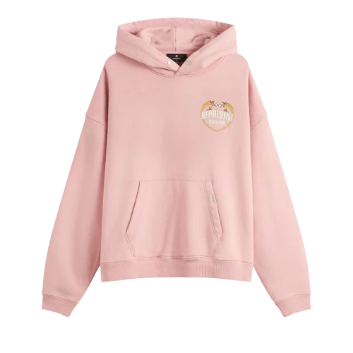 Represent Clo Angel Border Hoodie 'Quartz'
