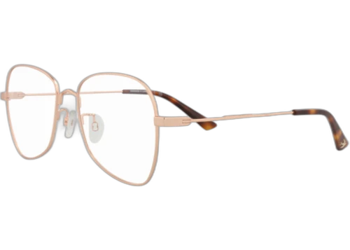 McQ Alexander McQueen Square Rectangle Optical Frames Gold Gold Transparent (MQ0289O-30009184-003)