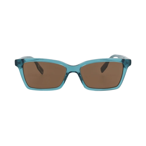 Alexander McQueen Square-Frame Acetate CV Sunglasses Blue Blue Brown (MQ0307O-30010806-004S)