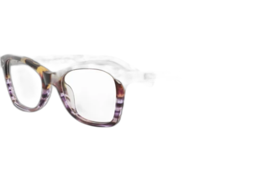 McQ Alexander McQueen Square Rectangle Optical Frames Havana Violet (MQ0347O-30012674-007)