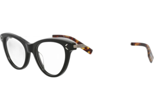 McQ Alexander McQueen Cat Eye Optical Frames Black Ruthenium Transparent (MQ0356O-30012644-005)