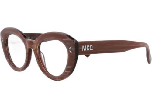 McQ Alexander McQueen Cat Eye Optical Frames Burgundy Burgundy Transparent (MQ0364O-30013603-004)