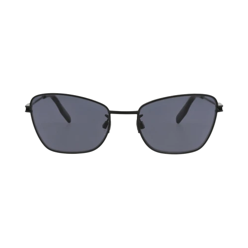 Alexander McQueen Sunglasses Cat Eye-Frame Metal Black Black Grey (MQ0370O-30013604-005S)