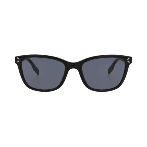 Alexander McQueen Square-Frame Acetate CV Sunglasses Black Black Grey (MQ0380O-30013664-001S)