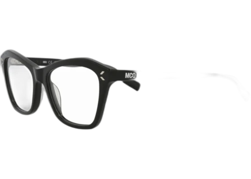McQ Alexander McQueen Cat Eye Optical Frames Black Black Transparent (MQ0388O-30014150-005)