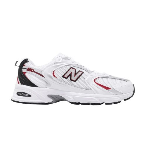 New Balance 530v2 White Silver Red