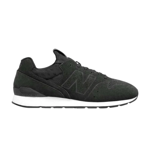 New Balance 696 Deconstructed Black Black-White