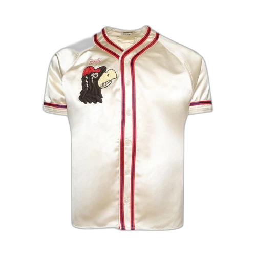 Bode Redtail Baseball Shirt 'Cream/Multicolor'