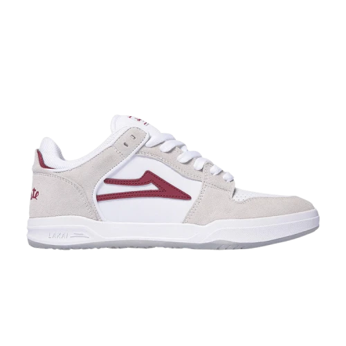 Lakai x Chocolate Skateboards Telford Low 'White Red Suede'
