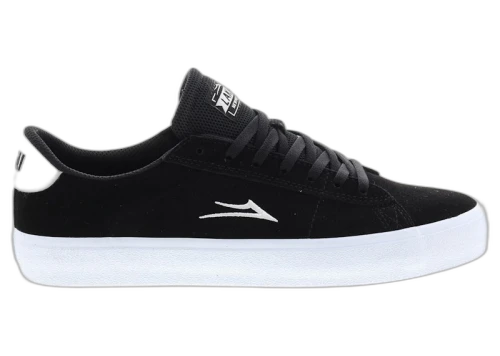 Lakai Newport Suede Black White