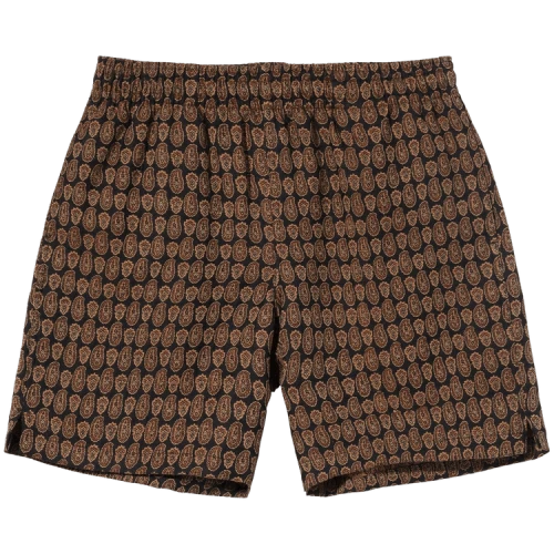 Stussy x Our Legacy Laguna Short 'Black/Orange Paisley'