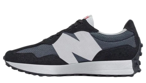 New Balance 327 Black Grey White