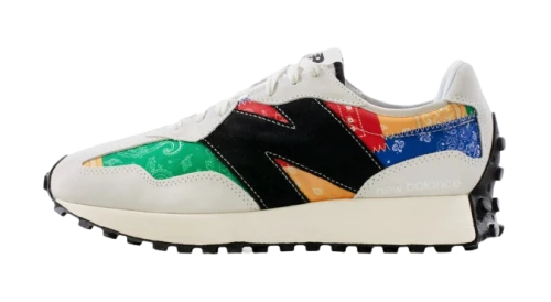 New Balance 327 Shoe Palace Unity Patchwork Bandana