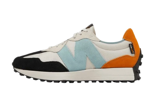 New Balance 327 Cordura Moonbeam Madras Orange