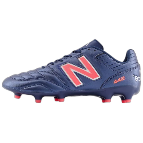 New Balance 442 Pro FG v2 Navy Silver Energy Red