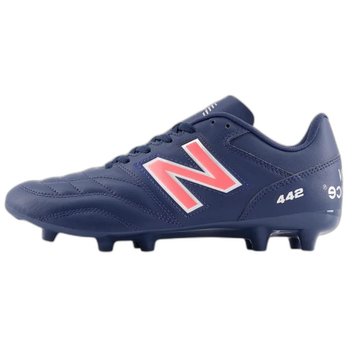New Balance 442 Academy FG v2 Navy Silver Energy Red