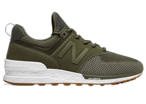 New Balance 574 Sport Olive White Gum